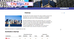 Desktop Screenshot of citytrips.nu